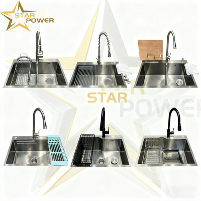Dobra cena Premium 304/316 Stainless Steel Sink z 1,8-2,0 mm grubości Panel dla zwiększonej trwałości w Internecie