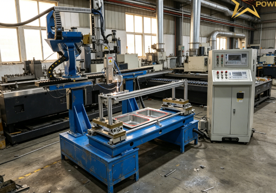 Dobra cena Automatyczna czterostronna spawarka łukowa z płaskim argonem | Sterowany CNC, bezproblemowy sprzęt spawalniczy antyutleniający do linii masowej produkcji zlewozmywaków kuchennych ze stali nierdzewnej 304 w Internecie