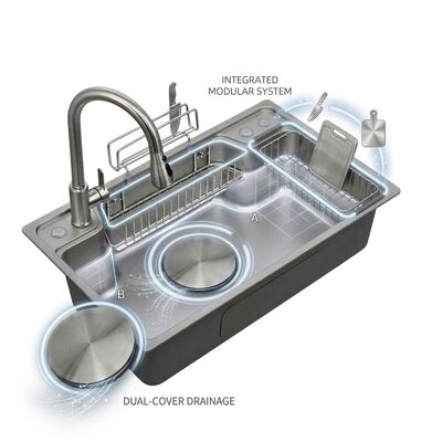 Dobra cena 36 Inch Farmhouse Apron Front Single Bowl Kitchen Sink SUS304 14 Gauge Deep Basin w Internecie