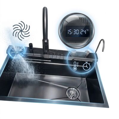 Dobra cena 23 Inch Drop-In Single Bowl Kitchen Sink SUS304 18 Gauge with Faucet Hole w Internecie