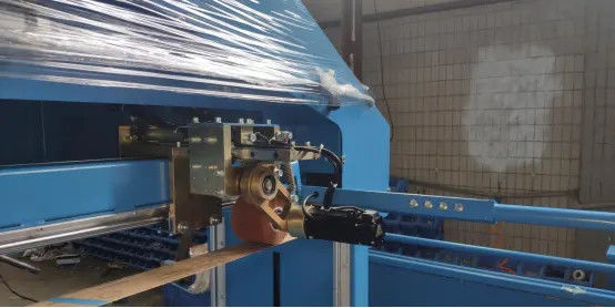 Automatyczny podwójny pas piaskowy ręczna trójkąt szlifująca maszyna Sink Wire rysunek