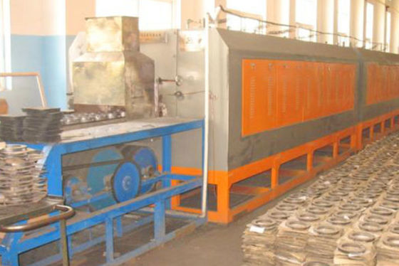 Linia produkcyjna urządzeń piecowych przemysłowych do ogrzewania elementów metalowych pasów sieciowych