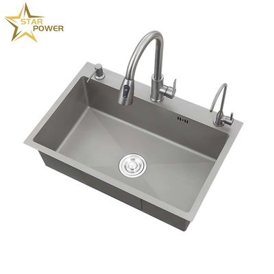 Dobra cena Luksusowy Styl Złożona ze stali nierdzewnej zlewka ręczna dostosowana do potrzeb Łatwo czyszczyć w Internecie