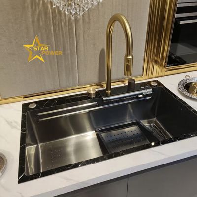 Dobra cena Zlewozmywak kuchenny dwukomorowy ze stali nierdzewnej, kompatybilny z montażem podblatowym i nakładanym, 11 kg z szarym podziałem | Dostępna niestandardowa głębokość komory | Dostępna niestandardowa grubość stali w Internecie