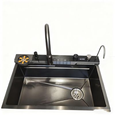 800 mm podwójny miski z stali nierdzewnej zlew kuchenny zestaw z wysokiej łuku kran do nowoczesnych kuchni