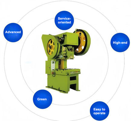 Prasowa prasa ciosująca ze stali CNC o mocy 160T o nominalnym ciśnieniu 400KN i uderzeniu ślizgowym 100MM