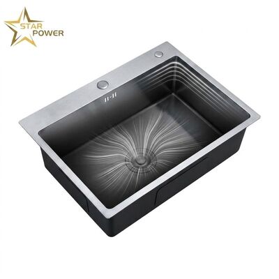 Dobra cena 16 Gauge 304 Stainless Steel Double Bowl Kitchen Sink Drop-in 30x18 Inch 9 Inch Deep Basin Brushed Finish w Internecie
