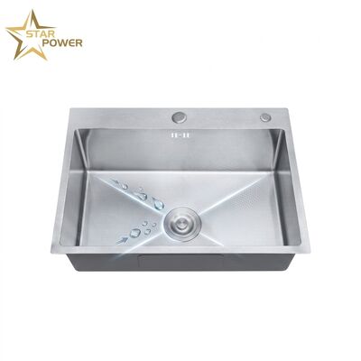 Dobra cena Commercial 32 Inch Undermount Kitchen Sink SUS304 16 Gauge Single Bowl with Drainboard w Internecie