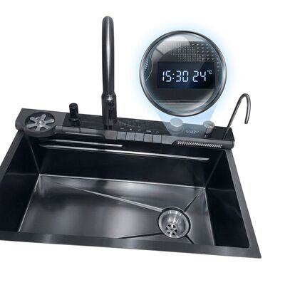 Dobra cena 24 Inch Handmade Single Bowl Undermount Kitchen Sink 16 Gauge Gunmetal PVD w Internecie