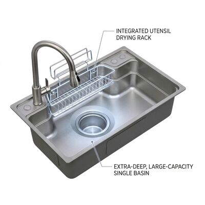 Dobra cena 35 Inch Apron Front Farmhouse Double Bowl Kitchen Sink 16 Gauge Handmade SUS304 w Internecie