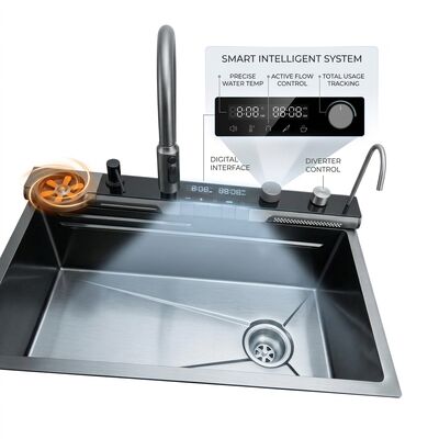 Dobra cena 26 Inch RV Camper Van Single Bowl Sink SUS304 20 Gauge with Foldable Faucet online