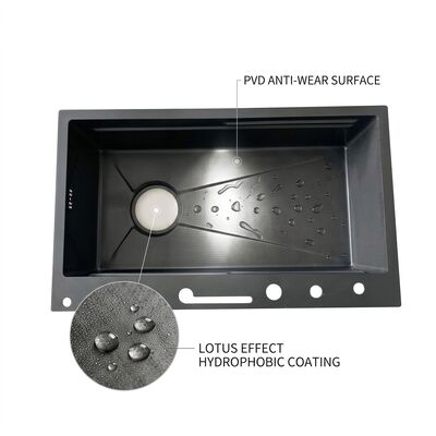 Dobra cena 33 Inch Undermount Double Bowl Kitchen Sink 16 Gauge with Soap Dispenser SUS304 w Internecie